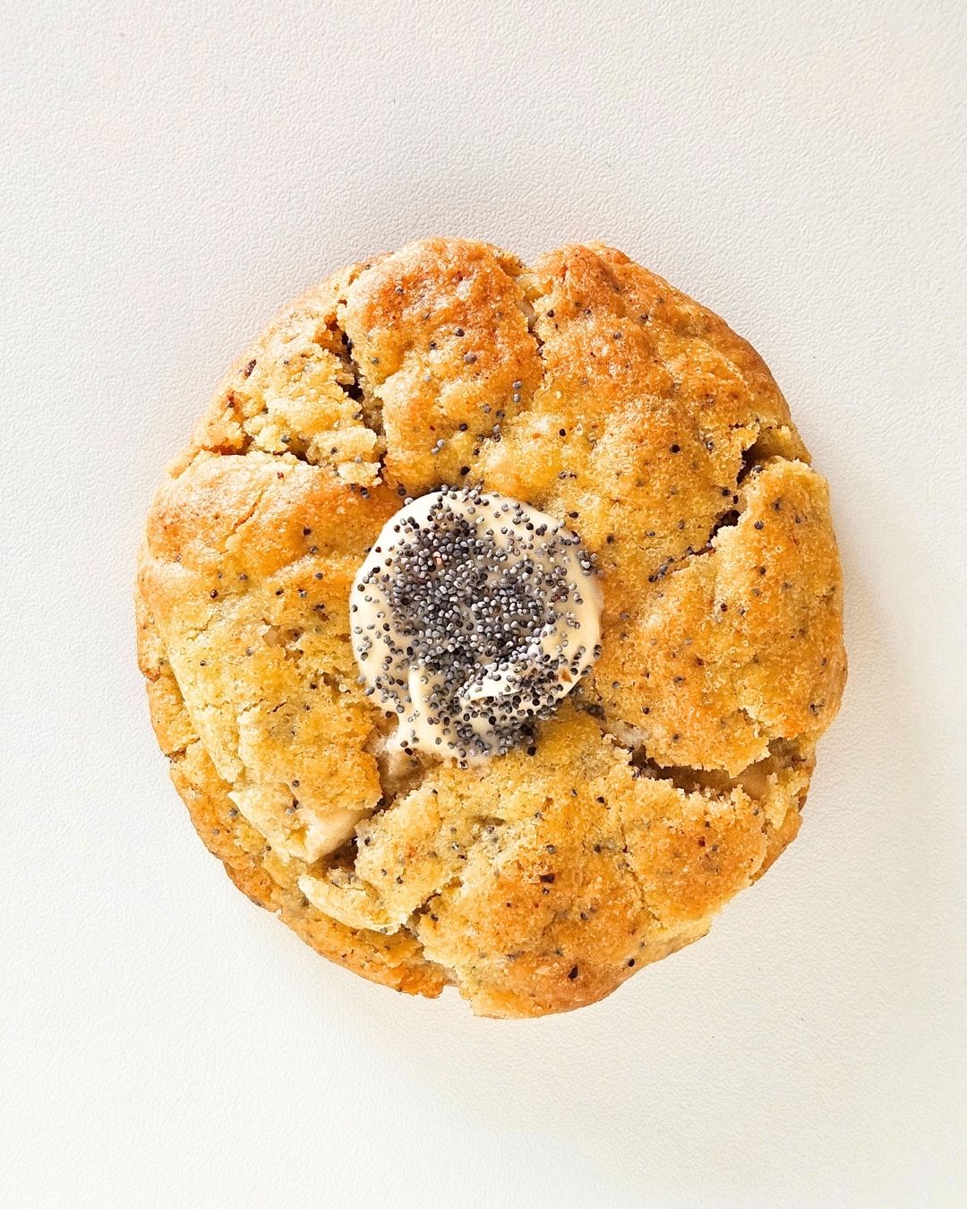 Lemon Poppy Seed NY Style Cookie | Vegan