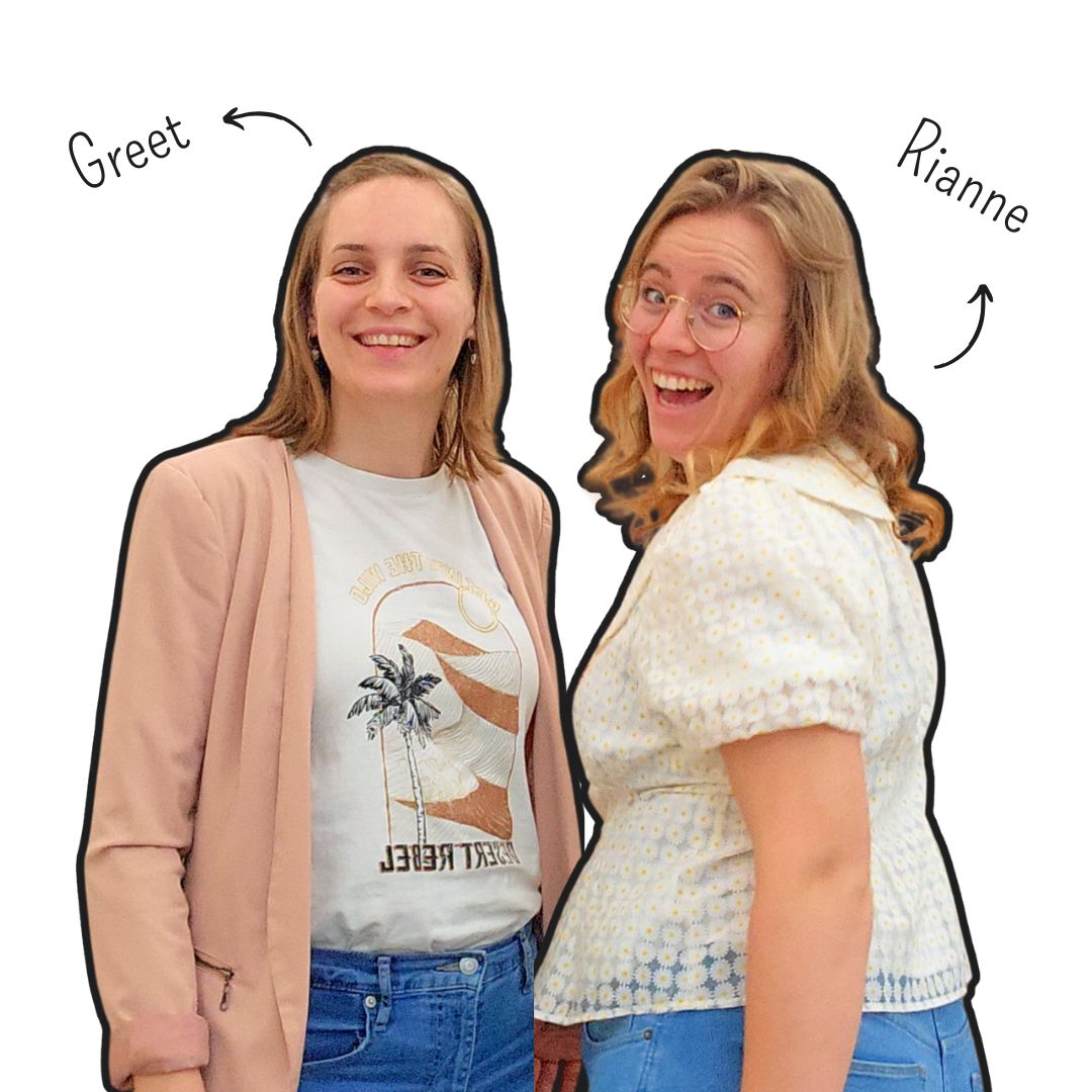Over ons Greet en Rianne
