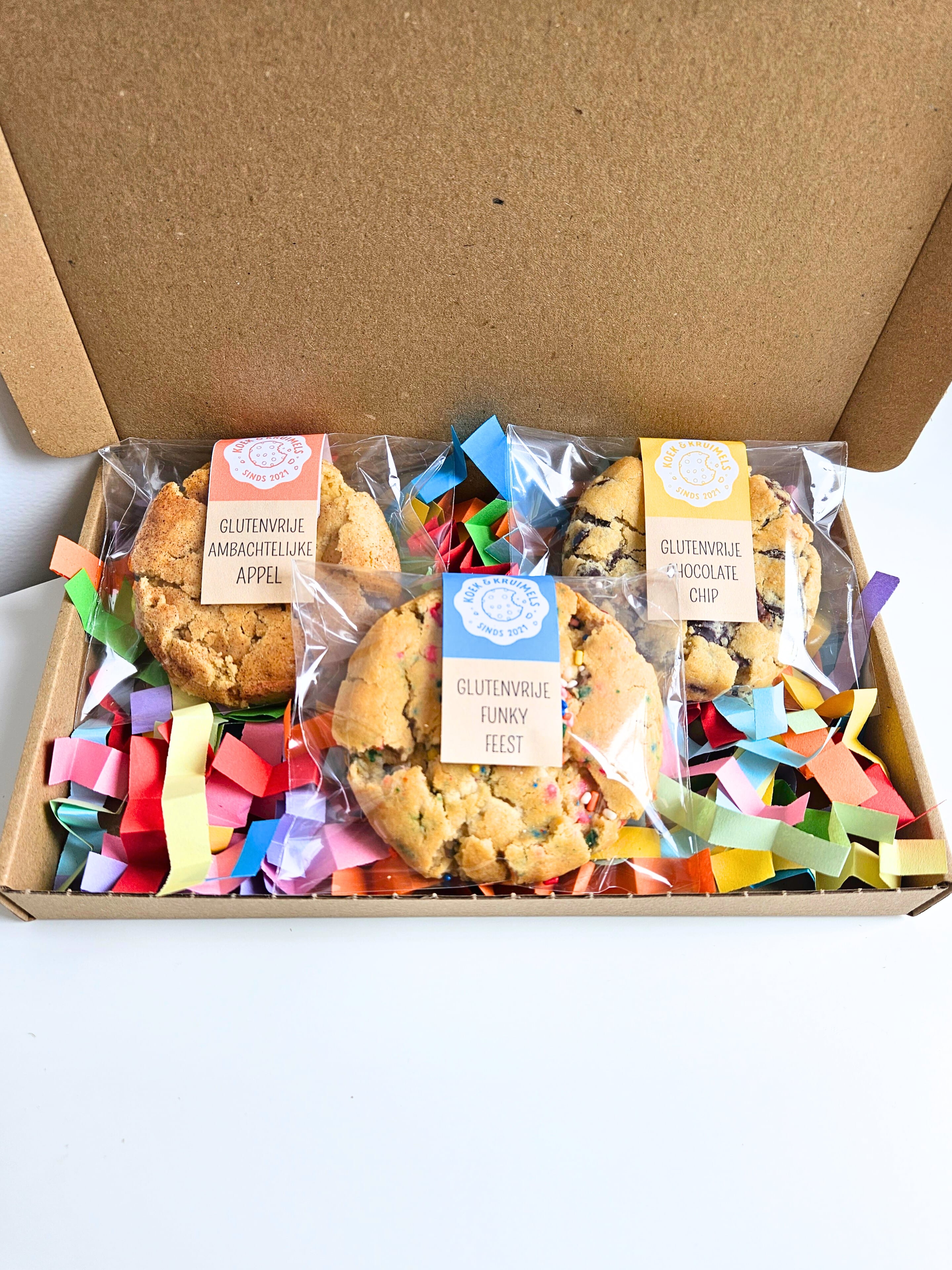 Glutenvrije cookiebox (3 koeken)