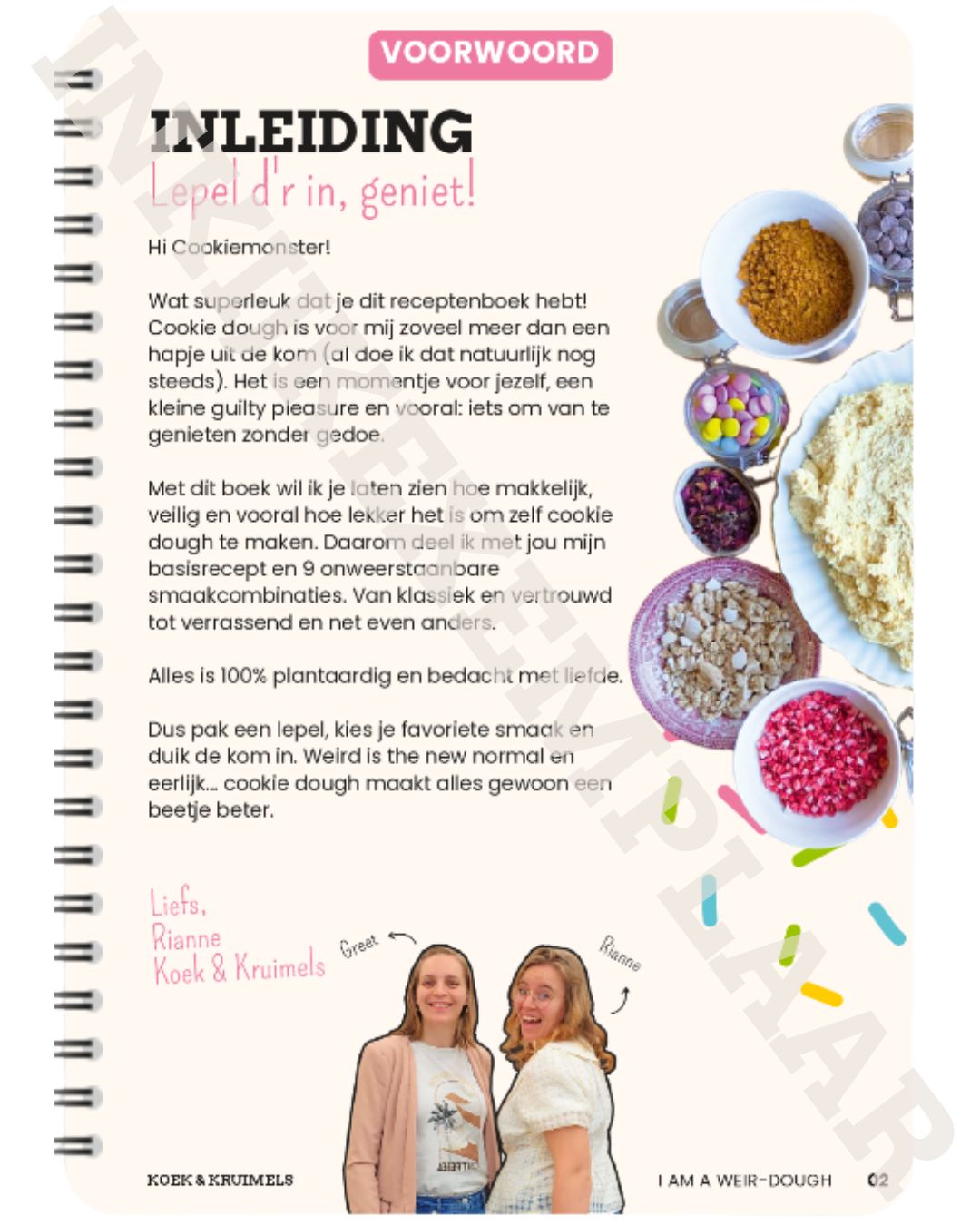 I Am A Weir-Dough | Het Cookie Dough Receptenbundel