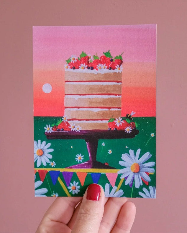 De Streken van Agnes Kaart Taart